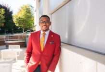 Daquarius Mahone, PhD graduate and director of Cardinals Rising program.